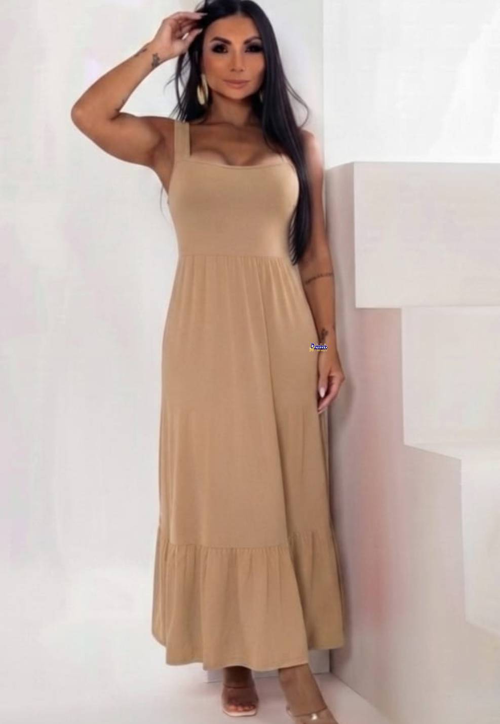 Vestido Longo Alça Analu