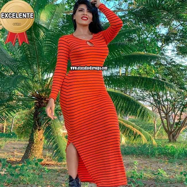 Vestidos e Macacão Listrados M
