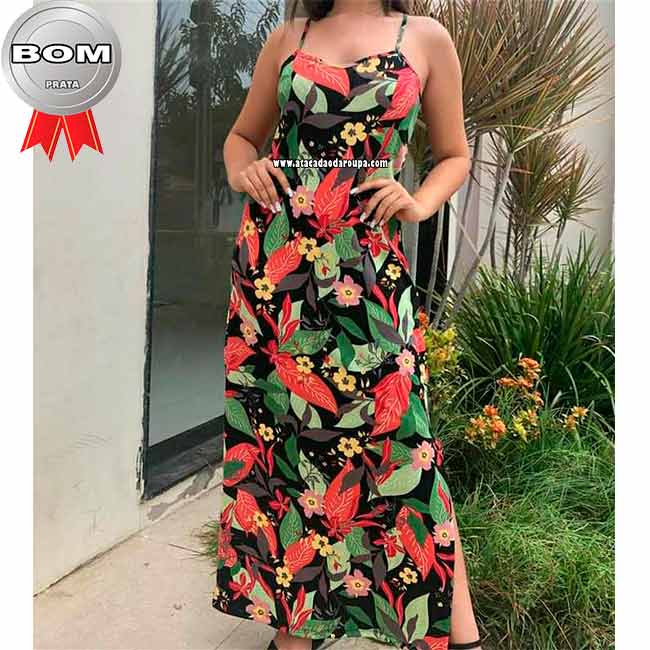 Vestido Longo de Malha Leila