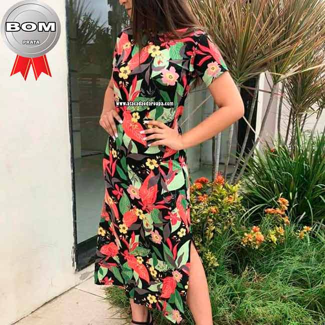 Vestido Longo de Malha Leila
