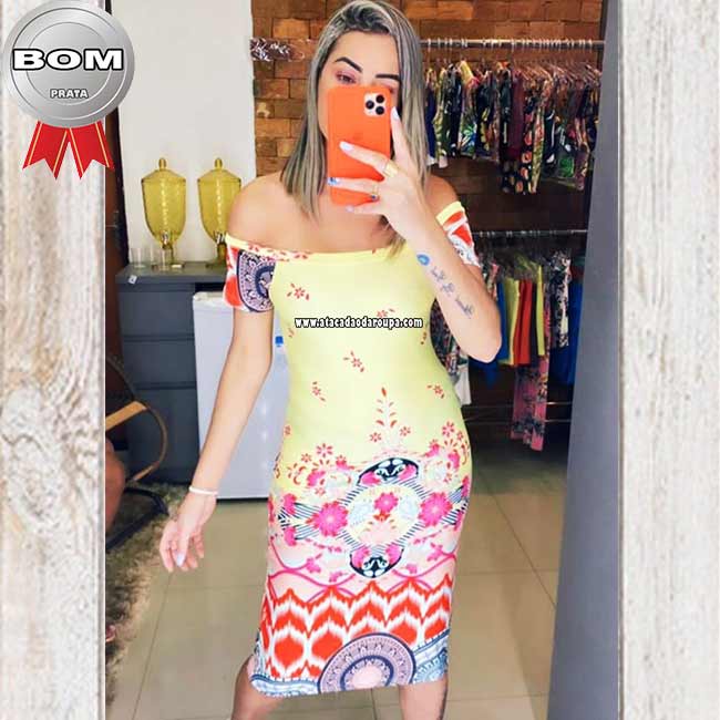 Vestidos Midi Malha Leila