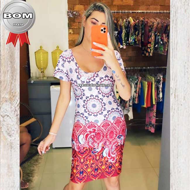Vestidos Midi Malha Leila