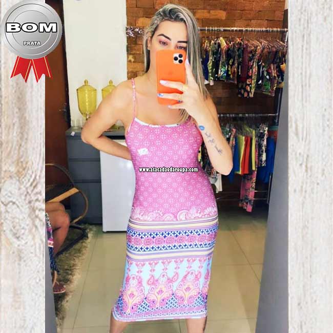 Vestidos Midi Malha Leila