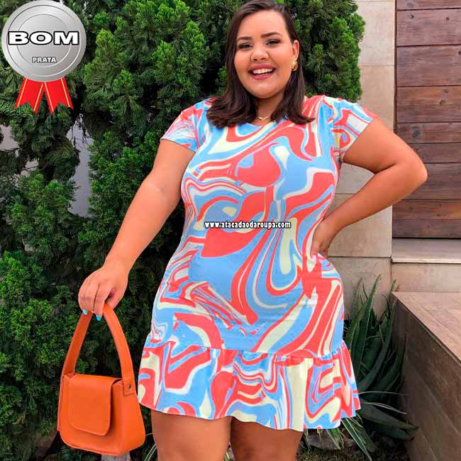 Vestido Suplex Fit Plus Size GG
