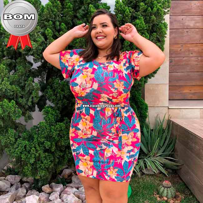 Vestido Suplex Fit Plus Size GG