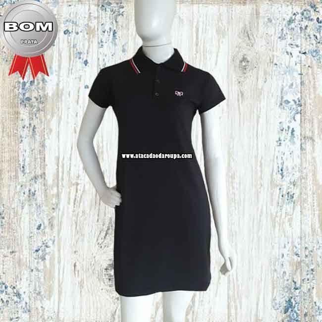 Vestido Gola Polo