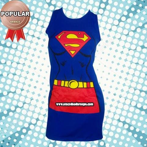 Vestido Regata Curto Feminina.