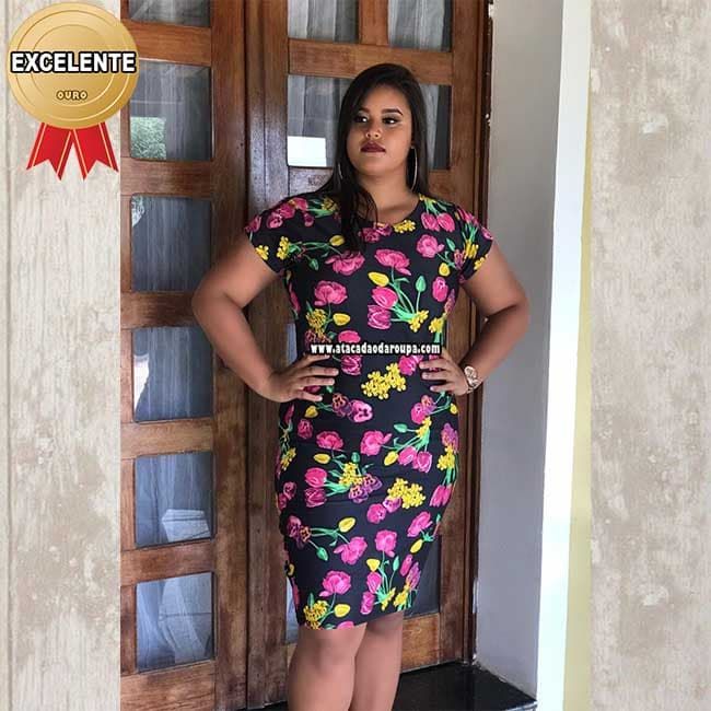 Vestidos Suplex Plus Size