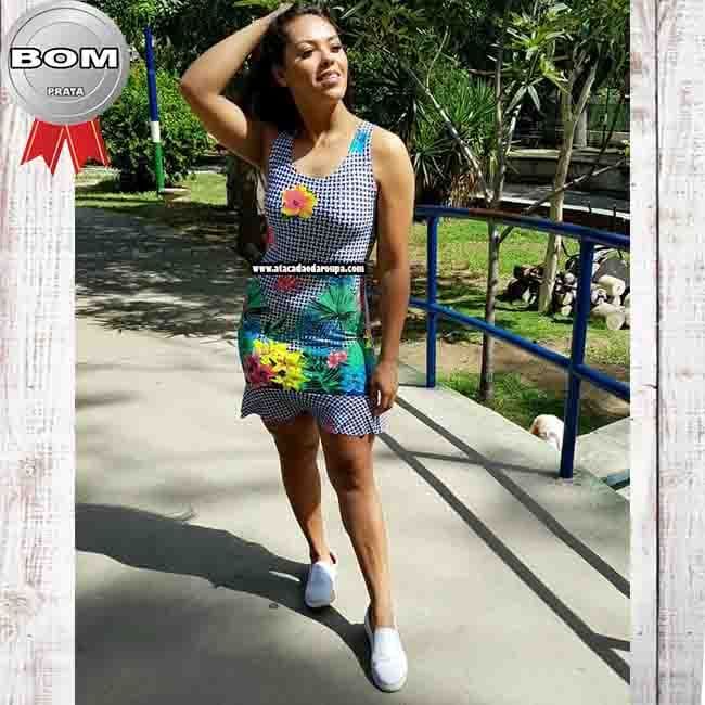 Vestidos Curto Suplex