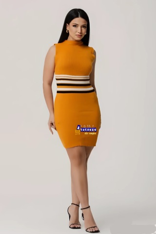 Vestidos Feminino Em Trico