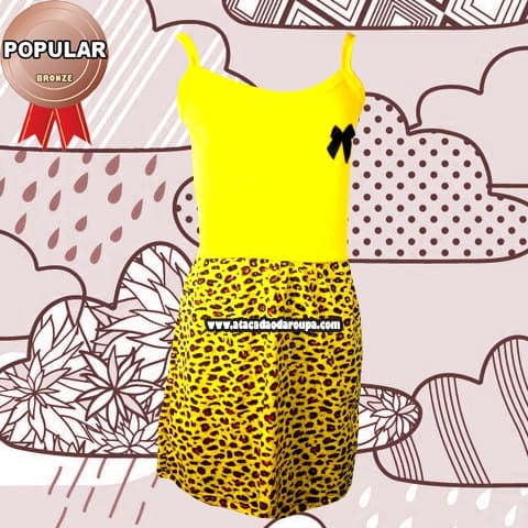 Vestidos Infantil em Algodão