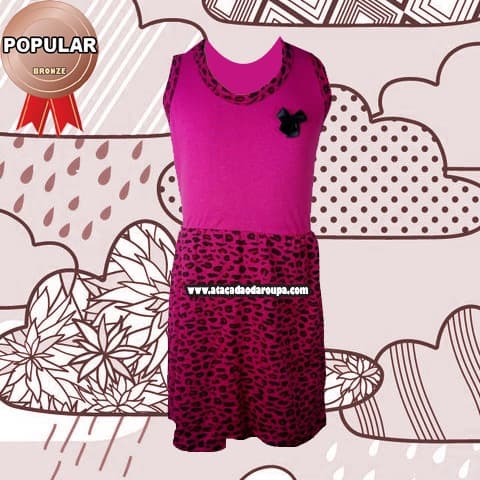 Vestidos Infantil em Algodão