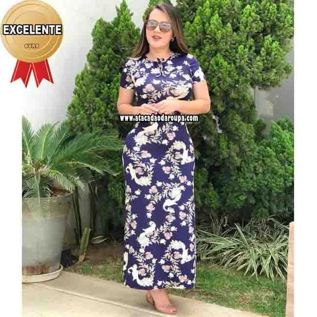 Vestidos Longos Suplex Fit M