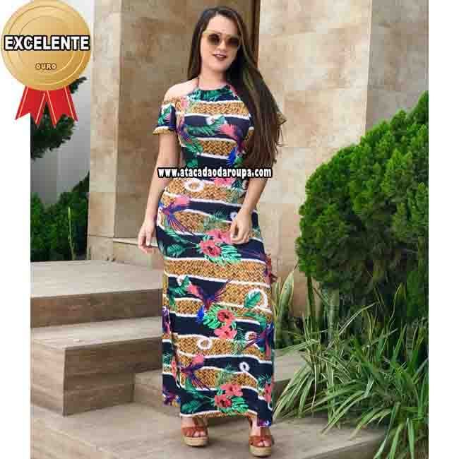 Vestidos Longos Suplex Fit M