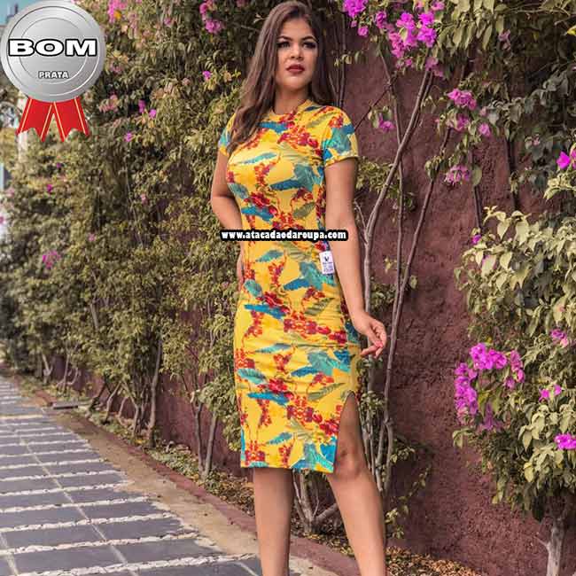 Vestidos Midi Crepe