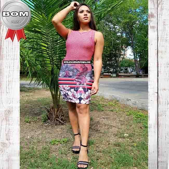 Vestido regata e Alçinha Malha Leila M